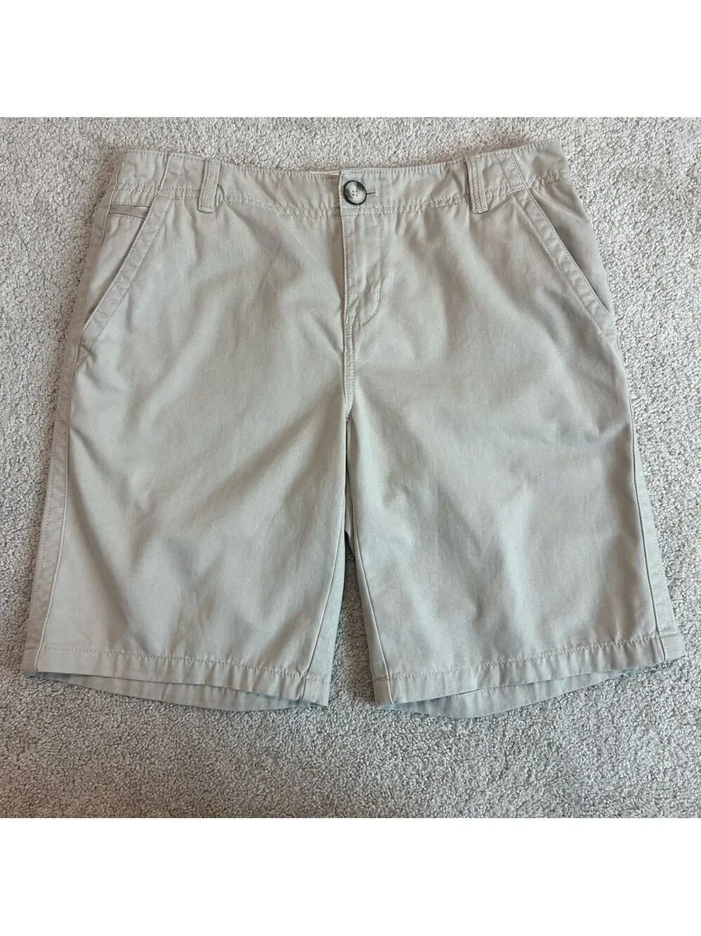 Eddie Bauer women's Blakely shorts beige tan brown Sz 10 - Picture 10 of 10